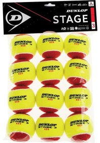Resim Dunlop D Tb Stage 3 Red 12 Polybag Çocuk Tenis Topu 