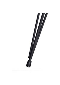 Resim Grandehome İzmir 3 Lü Metal Firkete Ahşap Ve Kütük Sehpa Ayağı 48 Cm 