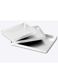 Resim Alimunyum Fırın Tepsi Alkar 44 34 Cm 1 Kilo Açık Gri 