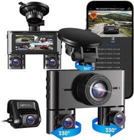 Resim Joyecar Joy 4 Eyes 360° 4 Kanallı Araç İçi Wifi Kamera 