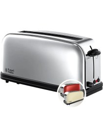 Resim Russell Hobbs Ekmek Kızartma Makinesi [2 Dilim Için Uzun Yarıklı / 1 Geniş Ekmek Dilimi] Victory Pas 