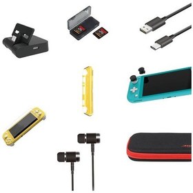 Resim Dobe Nintendo Switch Lite Aksesuar Ve Koruma Paketi-Tns-19171 