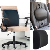 Resim Ankaflex Araç Oto Koltuk Sırt Dayama Ve Ofis Bel Desteği Minderi Yastığı 