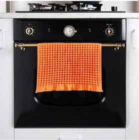 Resim Waffle Mutfak Havlusu - Turuncu - 30X45 Cm 