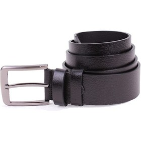 Resim Dagoster Dmk26-464dg Siyah 4 Cm Hakiki Deri Erkek Kemer 