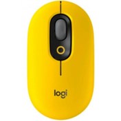 Resim Logitech POP Emoji 910-006546 Sarı Sessiz Optik Kablosuz Mouse - Teşhir 