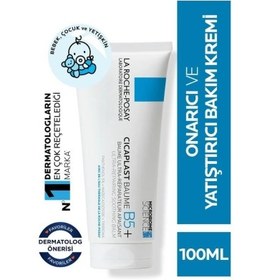 Resim La Roche Posay Cicaplast Balm B5+ Onarıcı Bakım Kremi Tahriş Olmuş Ciltler 100ml 