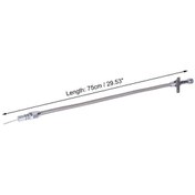 Resim Supermarket1 Gm Th350 Th400 700r4 Şanzıman İçin Paslanmaz Çelik Transmisyon Yağ Ölçer, Alüminyum Kafa Ve Dokuma Kasa 