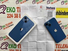 Resim Apple iPhone 13 İkinci El TR | 128 GB | Mavi İkinci El HATASIZ SIFIR GİBİ İPHONE 13 128 GB MAVİ EKO İLT