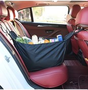 Resim Chuangyinshop Black 1 Parça Dayanıklı Polyester Koltuk Organizatörü, Büyük Kapasiteli Seyahat Çantası 