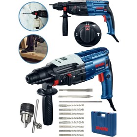 Resim Dragro Alman Pro 4200 Çelik Şanzuman Bakir Sargili Kırıcı Delici Matkap + 10 Adet Uç Yedek Mandren 