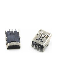 Resim 10 Adet Dişi Mini Usb Soket 10 Adet 5 Pin Dişi Konnektör 