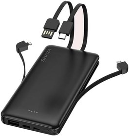 Resim Shaza 10.000 mAh 4in1 Smart Chip Powerbank Siyah 