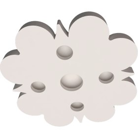 Resim Motifpiyer Motirpiyer Tavan Spot Göbek TSG-54-DUZ-56 cm Çap 