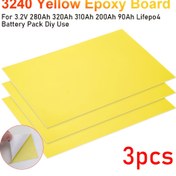 Resim 3, 2V 280Ah 320Ah 310Ah 90Ah Lifepo4 Pil Paketi DIY Kullanımı 3240 Sarı Epoksi Levha İzolasyon Sayfası, 300x200x0, 5mm, Elektrik Kiti, Günlük Kullanım, Pil Paketi İzolasyonu | Sarı Epoksi Levha | Dayanıklı İzolasyon, Pil Paketi İzolasyon Kiti 