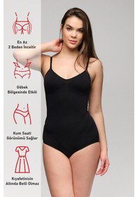 Resim Siyah Mı Emay 1925 Soft Pedli Çıtçıtlı Body Siyah 
