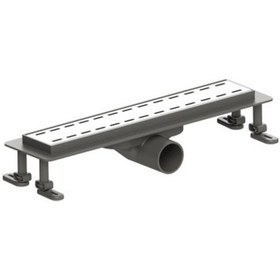 Resim Lineer Duş Kanalı 33 cm Paslanmaz Izgaralı Q50 