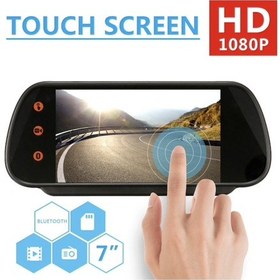 Resim Audıomax 7 İnç Araç Ayna Monitör Bluetooth Mirrorlink Dikiz Aynas 