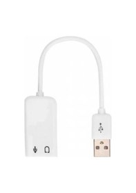 Resim Kablolu Ses Kartı Usb Ses Kartı Usb Ses Çevirici 
