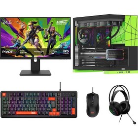 Resim Dragos DRX9718 i9-14900KF 32 GB 1 TB Nvme SSD 16 GB RTX5080 24.5" Dos Masaüstü Oyuncu Bilgisayarı 
