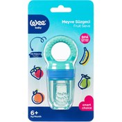Resim WeeBaby Meyve Süzgeci 6+Ay - Yeşil Mavi 