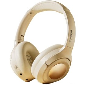 Resim Geeksen Lenovo Thinkplus Th54 Bej Kulaküstü Kulaklık - Bt5.4, Gürültü Engelleme, 30 Saat Kullanim Süresi, Oyun Ve Müzik İçin 