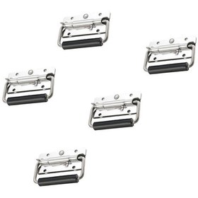 Resim 5pcs Spring Rusts İle Katlanır Kulplar Bavullar İçin Konforlu Kavrama Kulpları Kapı Donanım Kutuları 