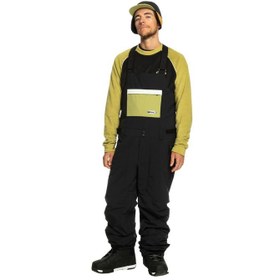 Resim Quiksilver Fly High Bib Erkek Siyah Snowboard Pantolonu 