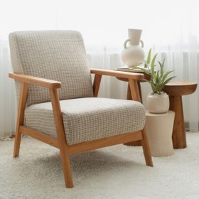 Resim evodeko NİKA Ahşap Berjer 