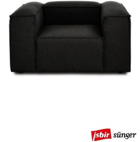 Resim Mobilya Depom Mode Soft Berjer Koyu Antrasit Keten Kumaş (dairenize Teslim) 