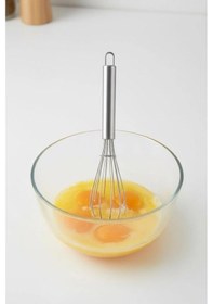 Resim Çelik Çırpıcı, 35 Cm, Metal Gövde, Gri, Paslanmaz, Ergonomik Tasarım, Derin Kap Uyumlu Çok Renkli 