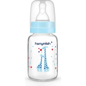 Resim Hanymish Cam Biberon 125 ml 0-6 Ay - Mavi 