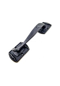 Resim Antika Tarz Dekoratif Pirinç Ayak Tip Büyük Kapı Çekme Kolu - 220x50mm, Oksit Tg-v 3555 