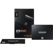 Resim 4TB 870 Evo 560MB-530MB-s Sata 2.5" SSD (MZ-77E4T0BW) Samsung