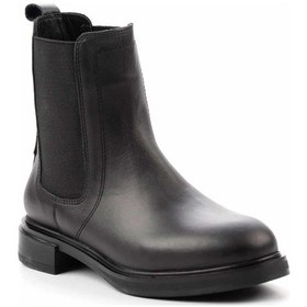 Resim Siyah Leather Kadın Bot & Bootie K02379013143 Siyah 