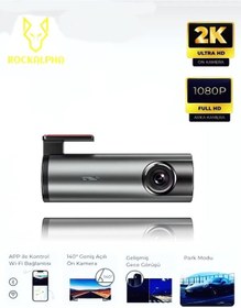 Resim 2k, Wi-fi Araç İçi Pro Plus Araç İçi Kayıt Kamerası, Full Hd Güvenlik 