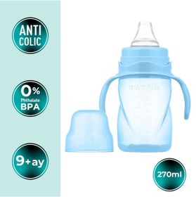Resim Mamajoo Antikolik Akıtmaz Alıştırma Bardağı 270 ml Powder Blue, 9 Ay+ 