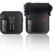 Resim LENSGO 348c Siyah 1v1 Kablosuz Tekli Mikrofon Seti 