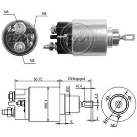 Resim Zm 679 - Marş Otomatiği 12v Cıtroen Berlıngo-saxo-xsara-peugeot 