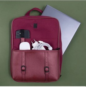 Resim Minbag Xxl Aspen Laptop Ve Tablet Çantası 17 Inch Bordo 