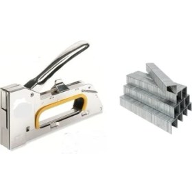 Resim Makro Yapı Rigour Profesyonel Mekanik Zımba Tabancası 8 mm + Tel 5000'li 