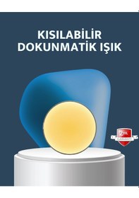 Resim Mey İthalat Hareket Sensörlü Usb Şarjlı Led Gece Lambası Enerji Tasarruflu Sarı 