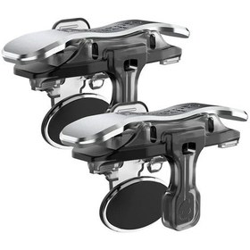 Resim X8-2 Adet Abs Cep Telefonu Oyunu Tetik R11 Pubg Gamepad Joystick Denetleyici Amaç Shooter L1r1 Alaşım Anahtar Düğmesi Iphone Uyumlu Android İçin 