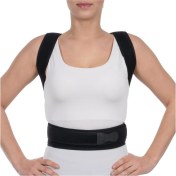 Resim Wingmed Neopren Postureks Korse Siyah (Duruş Bozukluğu, Sırt Kası Zayıflıkları) 