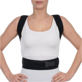 Resim Wingmed Neopren Postureks Korse Siyah (Duruş Bozukluğu, Sırt Kası Zayıflıkları) 
