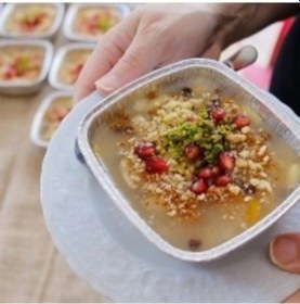 Resim Alüminyum Sütlaç Kasesi Tatlı Aşure Kasesi 11x11 Mm 100 Adet N11.5095 