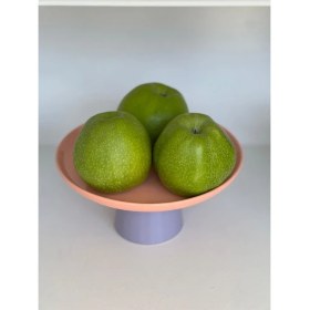 Resim Megg Rengarenk Soft Yavru Ağzı Mor Ayaklı Meyvelik Sunum Kasesi Kek Standı 