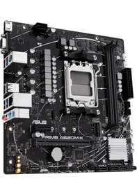 Resim Asus Prıme A620m-k Ddr5 Hdmı Pcıe 16x V4.0 Am5 Matx 