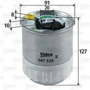 Resim VALEO 587535 Yakıt Filtresi (Mazot) Mercedes A Class (W169) A180 Cdı 