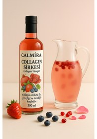 Resim Calmira Kolajen Sirkesi 500 Ml - Collagen Sirkesi Kolajen Şurubu Katkısız Ve Doğal "tip-1 Ve Tip-3" 